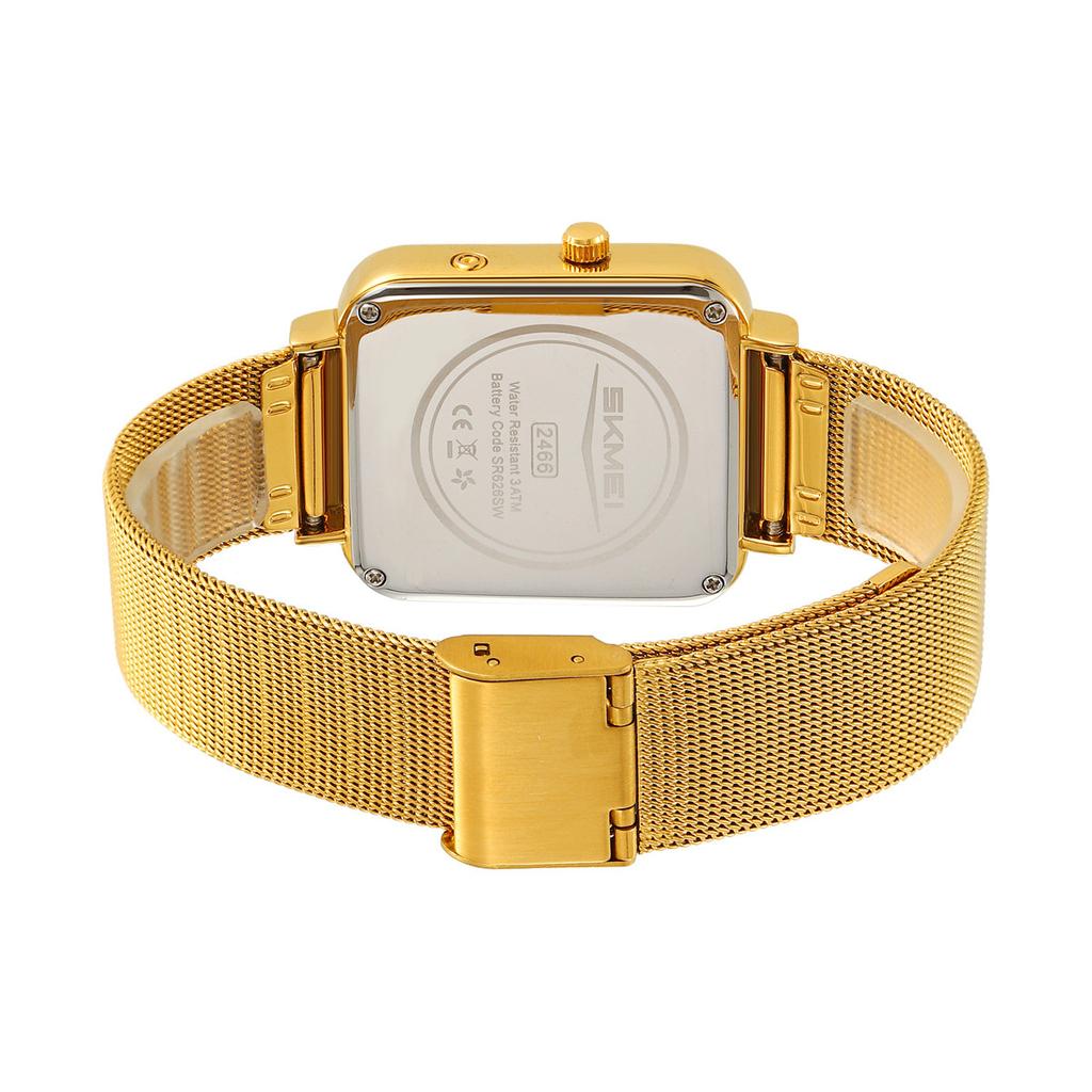 Steel belt gold watch men's electronic watch multi-function business electronic watch
