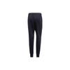 adidas Solid Color Brand Logo Print Elastic Knit Sports Pants Women Bottoms Black EI5540