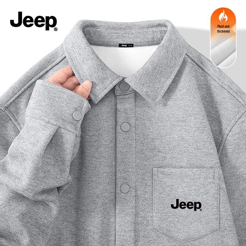 JEEP Men s Fleece-Lined Flannel Shirt 2XL