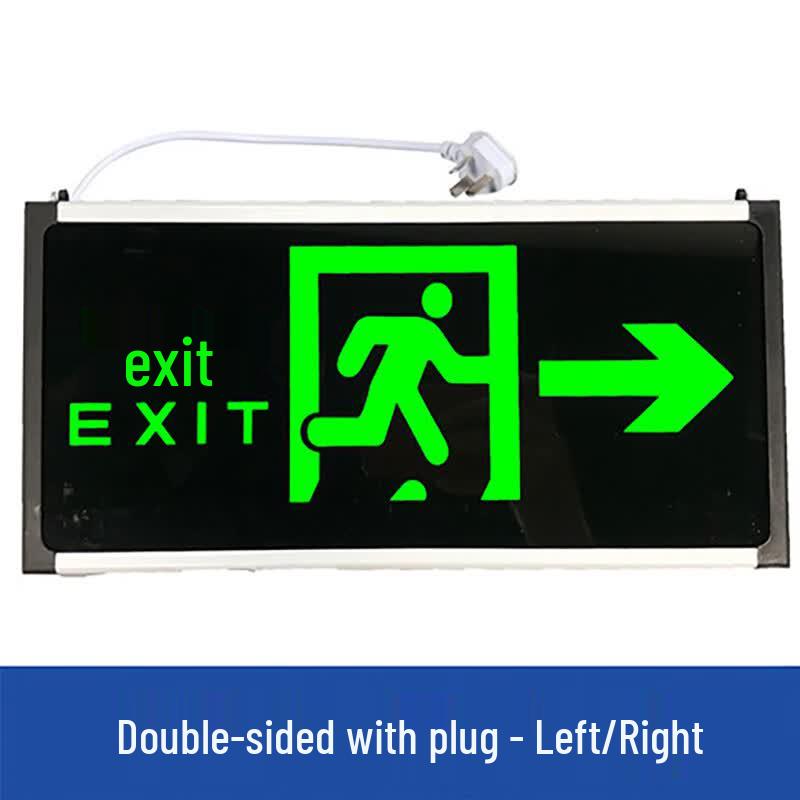 LED Emergency Exit Sign Light (New National Standard)