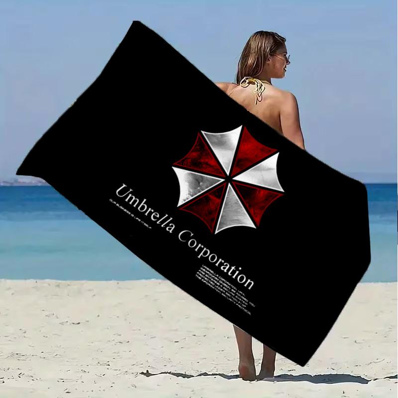 Resident Umbrella Beach Towel Microfiber Beach Towel Super Soft & Absorbent for Bath, Beach, Travel Bath Time Accessory, Fan gifts