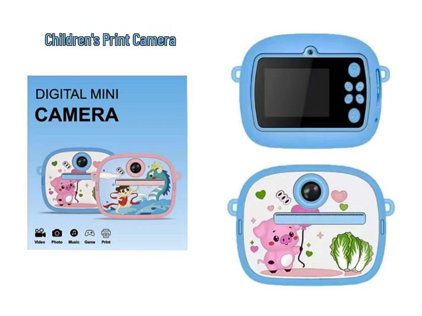 Instant Print Digital Camera for Kids - Photography and Learning Toy for Birthdays