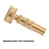 Adjustable Twist Nozzle Heavy Duty Solid Brass Thicken Garden Hose Sprayer Adapter for Watering