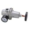 Pneumatic Air Reducing Valve Air Source Compressed System Pressure Regulator Kit with Gauge QTY?10
