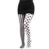 Multicolor Patterned Footed Tights for Women Printed Pantyhose Stockings for Dress Skirt Layering In Spring Fall Office and Daily Wear