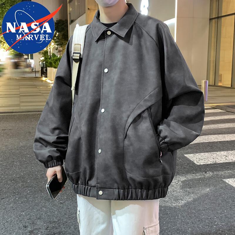 

NASA MARVEL Men s Spring Autumn Casual Lapel Jacket M