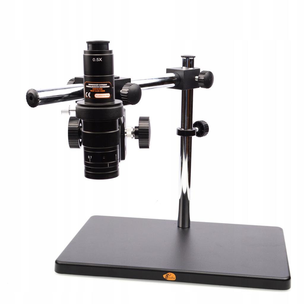 Rosfix Mikroskop Cyfrowy Earth Pro MCEP-0.5X-PZRR – Regulowane Ramię 7x-45x | Oświetlacz 56xLED | Kamera TUCANA