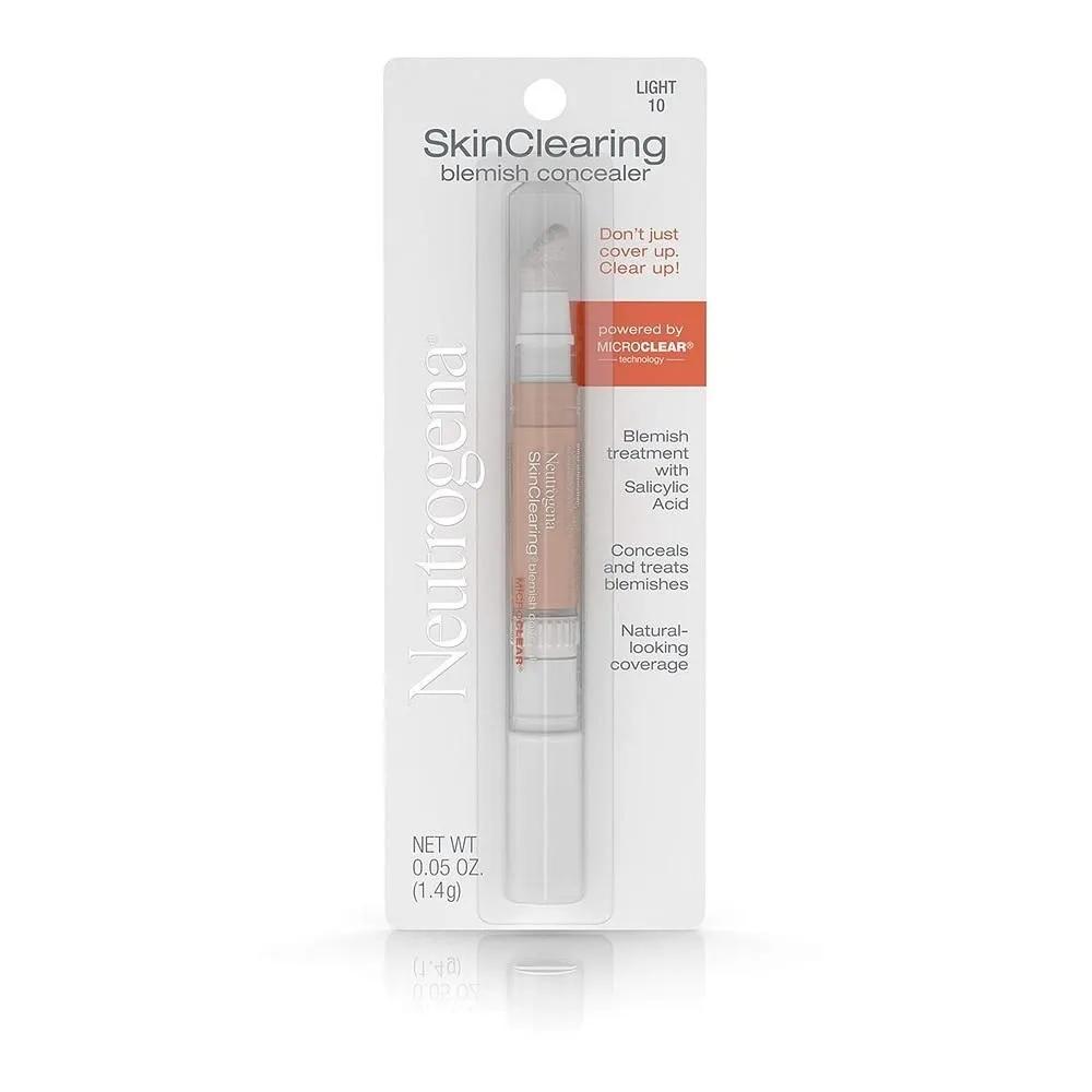 Neutrogena SkinClearing Concealer 1.4g 1 Pack 10 Light Neutrogena SkinClearing Blemish Concealer Face Mask
