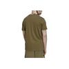 Adidas Originals Striped Breathable Crew Neck Short Sleeve T-Shirt Men Tops Olive HK2797