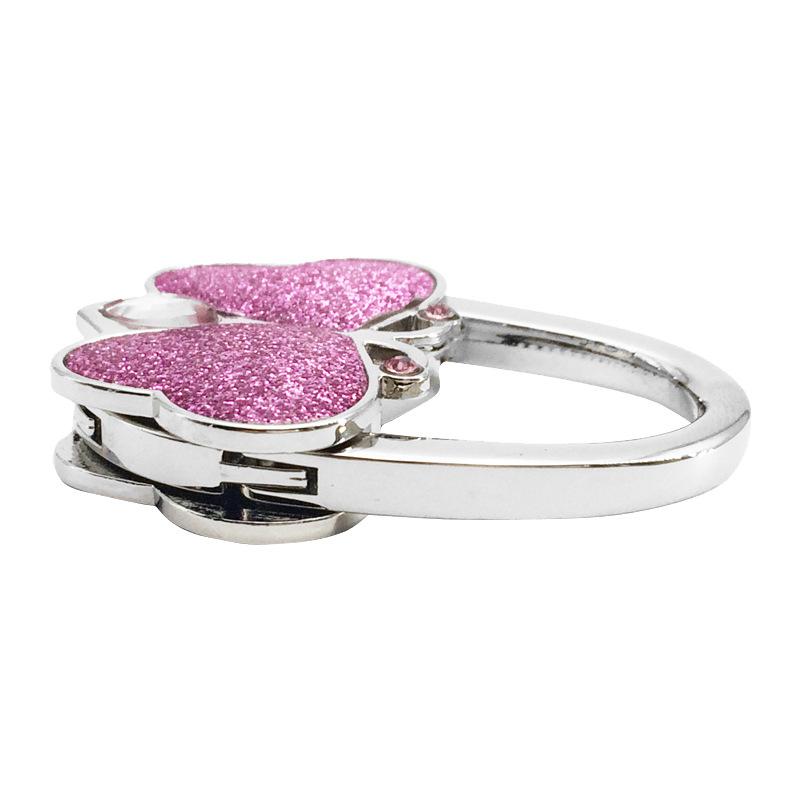 Bärbar Fjäril- Rosett Bordsväska Krok Mode Multifunktionell Vikbar Damväska Spänne Handväska Krok För Väskupphängning