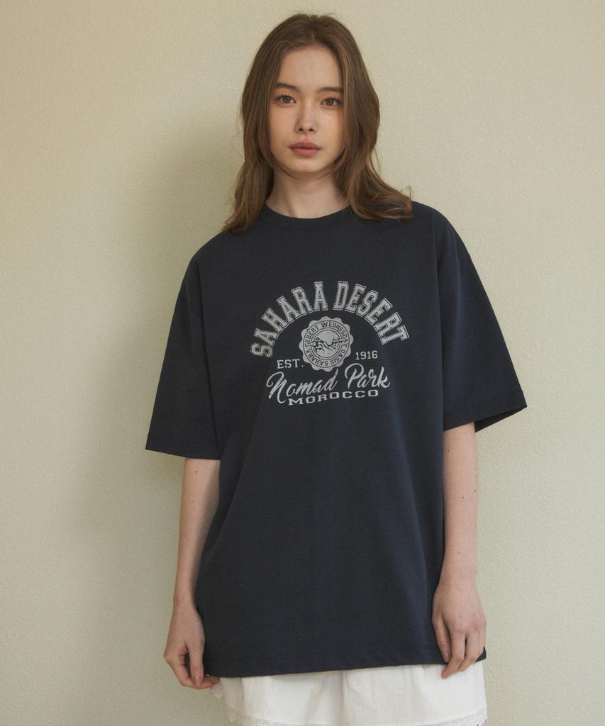 Wednesday Oasis (Unisex) Pure Cotton Sahara Semi Oversized T-Shirt (4 Colors)