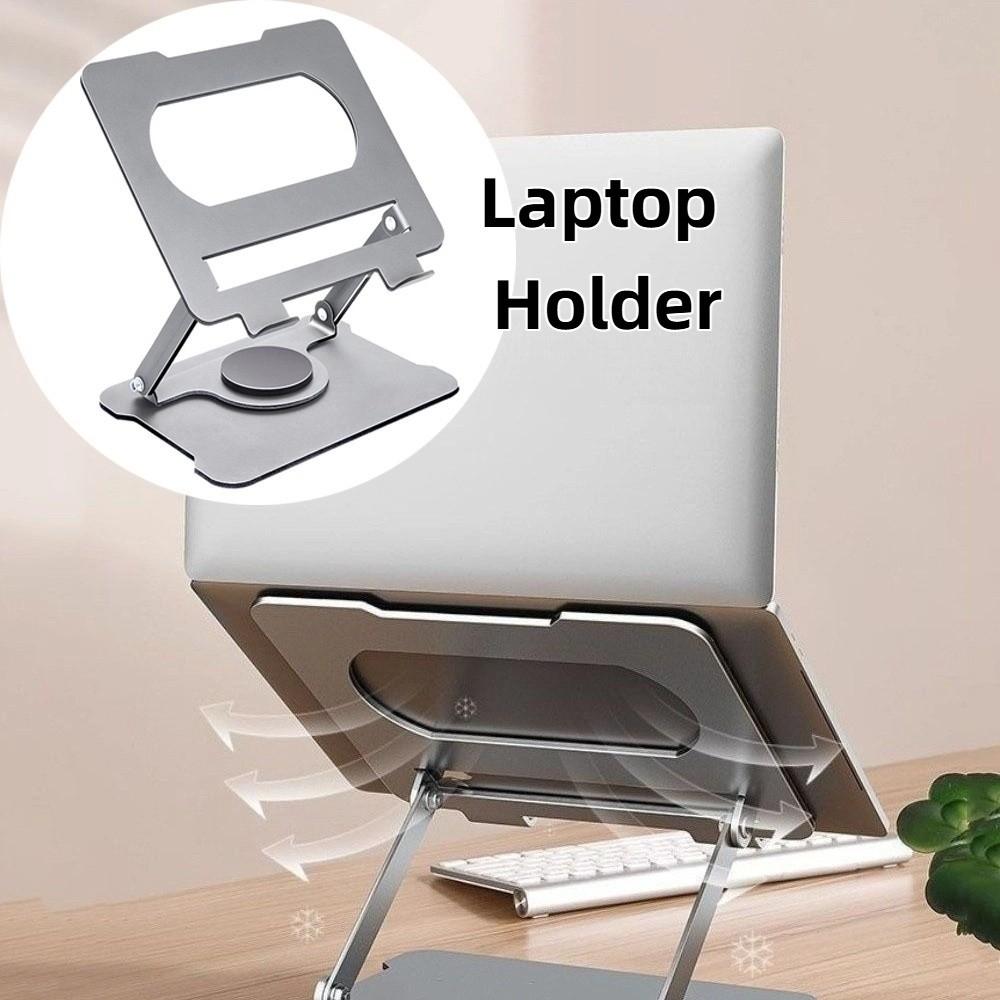 Adjustable Rotatable Laptop Stand 360° Rotation Laptop Metal Bracket Portable Laptop Holder  Office