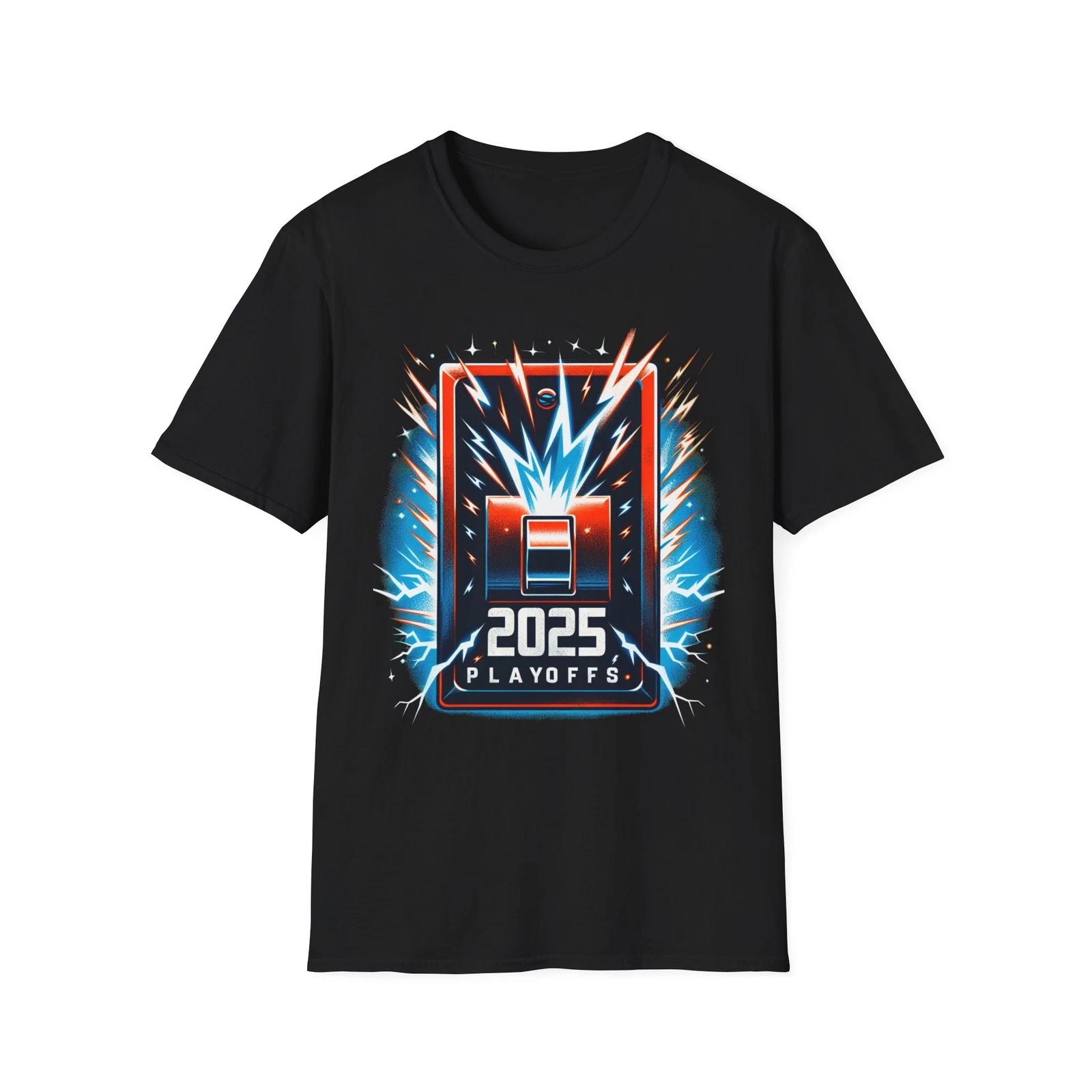 2025 Playoffs Unisex Tee, Softstyle Graphic Shirt, Sports Fan Gift, M