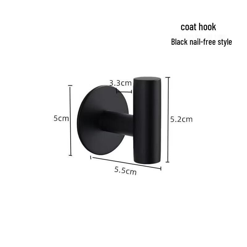 Set cu Suport și Cârlig pentru Prosoape de Baie din Oțel Inoxidabil CMAOS 304