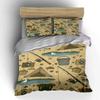 Camping and fishing elements. Bedding sets Duvet cover sets Duvet covers Pillowcases(1 * Duvet Cover 2 * Pillowcases without duvet insert)