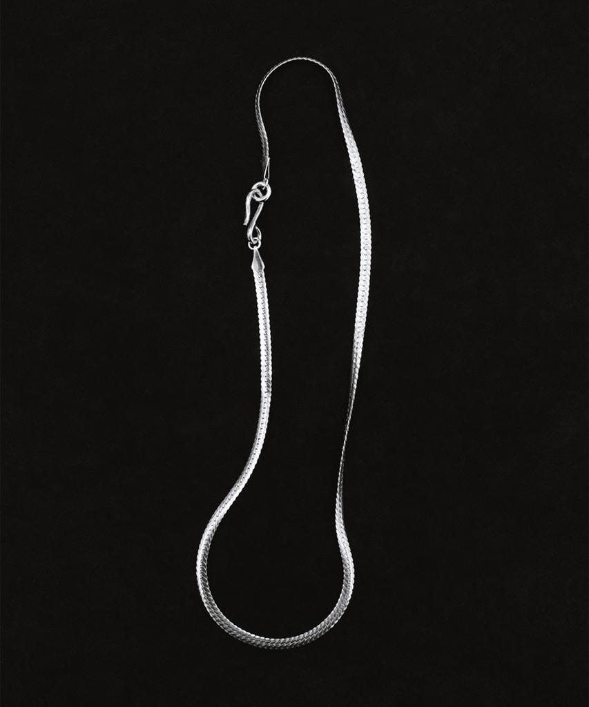 Marta 925 Silver. Snake Necklace_L