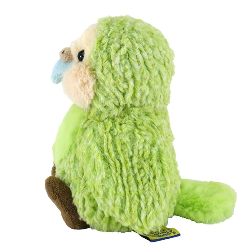 SunLemon Fluffies Small Kakapo 15x14x16cm Plush Animal, Cute, Rare Animal Series, P-1403