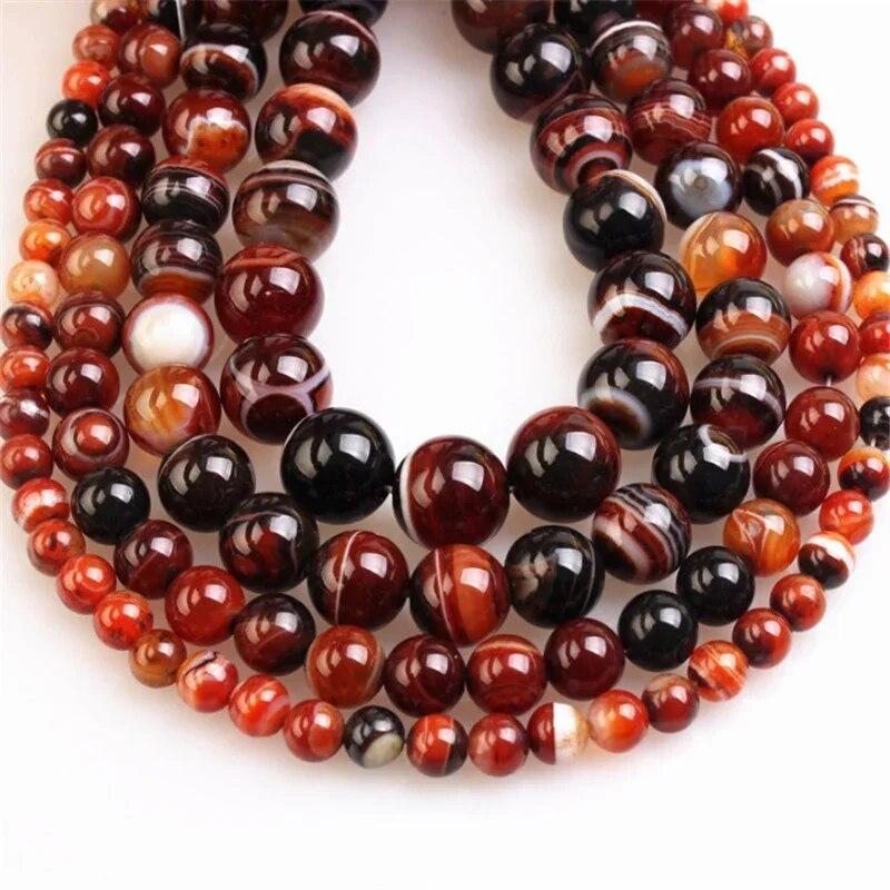 Round Dream Agate Loose Beads Gemstone for Jewelry Making DIY Bracelet Accessories