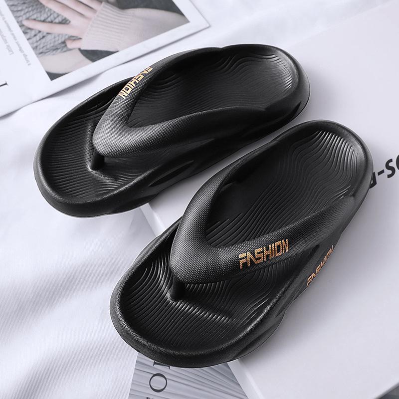 QUAOAR Pánské letní žabky Značkové sportovní žabky pro muže Jednobarevné EVA pantofle Pánské ploché nazouváky Ležérní plážová obuv