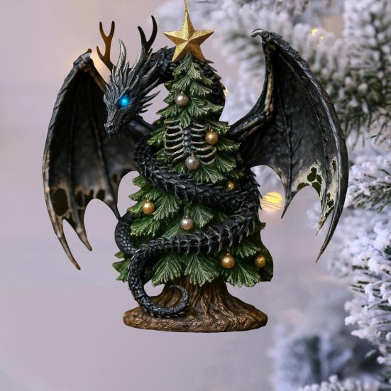 Dragon Christmas Tree Charm Ornament Festive Atmosphere Christmas Home Accents Decoration Party Accessories