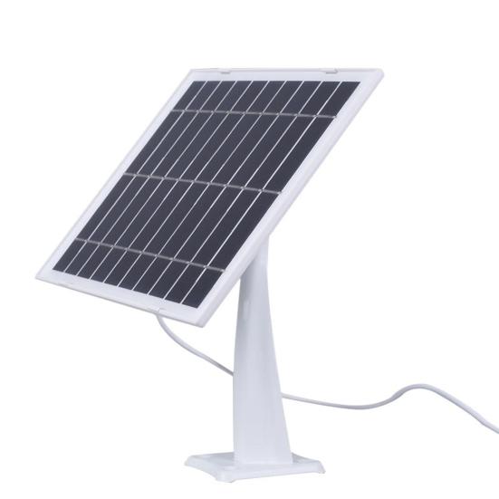 Solar Panel 8W High-Efficiency Output IP65 Waterproof Security Camera Power Supply Single Crystal Silicon Solar Panel