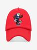 1PC Retro USA Soccer Trucker Hat, Cartoon Eagle Print, Streetwear Cap for Football Fans