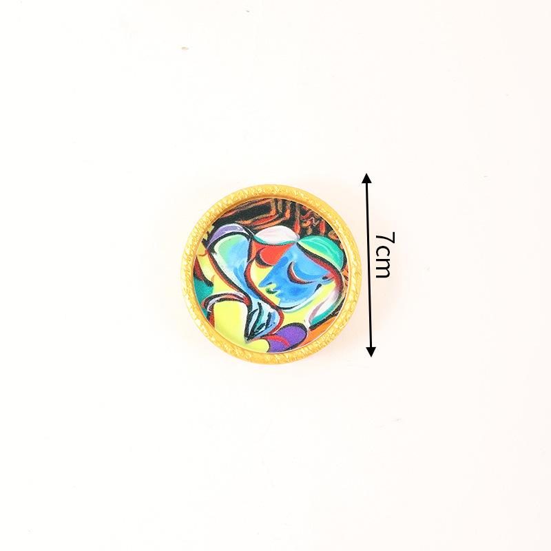 Ímã de Geladeira Arte Retrô Criativa - Porta-Retrato Pintura Famosa