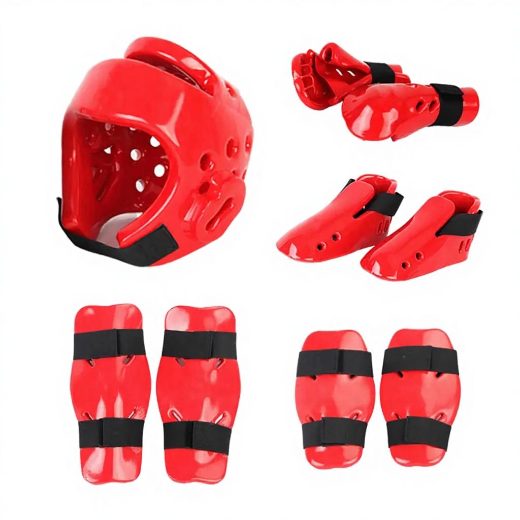 Taekwondo ITF Protective Gear Set Multi-Color Sponge Material Training & Competition Multi-Functional Multi-Part Protection Leg guards