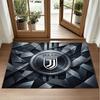 Juventus FC Design Crystal Velvet Rug Soft Decorative Mat for Bedroom Entrance