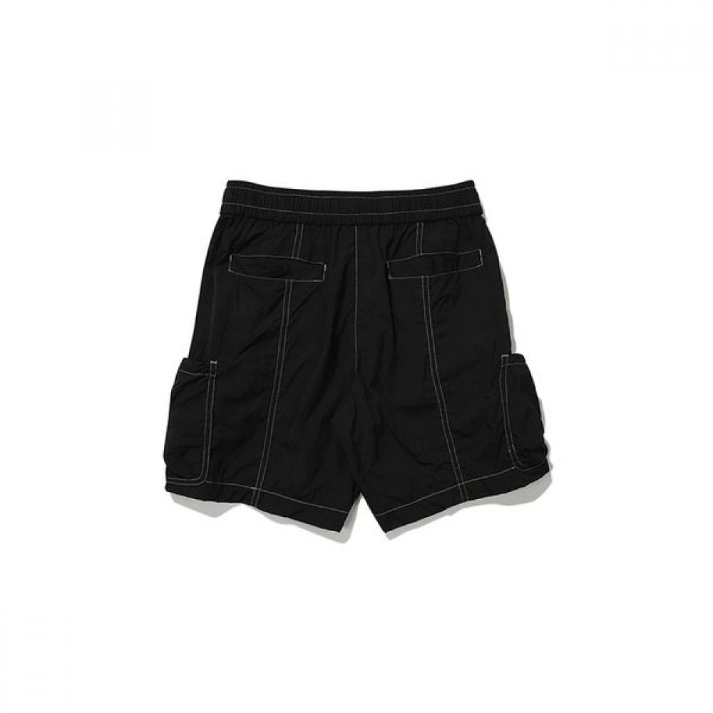 Bbc Earth 3d Pocket Half Pants  Black 