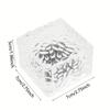 2Pack Solar Glass Brick Light Solar Ice Cube LED Light Crystal Brick Stone Lamp For Garden Courtyard Pathway Patio Pool Decor