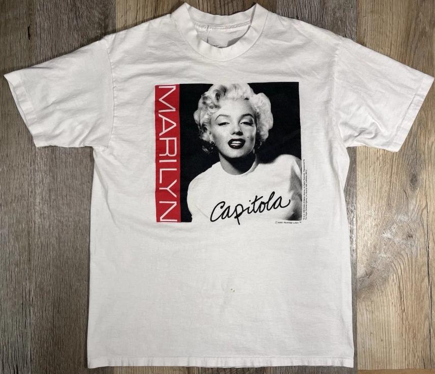 VTG MARILYN MONROE Capitola Painted Lady Short Sleeve T-T-Shirt 4XL