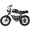 Electric Bike Pixar Super 500W Motor 30AH Max Range 100KM Top Speed 25Km/h Load 120KG 20"x4.0" Black