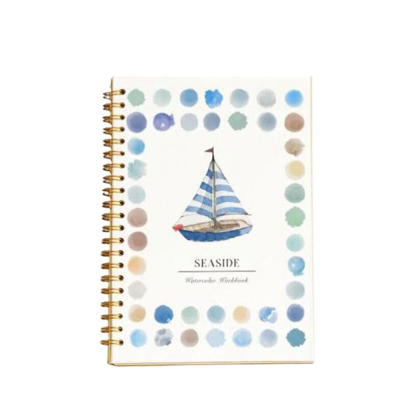 Aquarell Arbeidsbøker Fargeleggingsbok Nybegynnervennlig Malesett Enkle Naturscener Malesett Kunsthåndverk