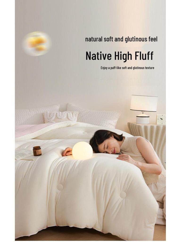 Couette en Coton Tricoté Doux et Fibre de Soja pour Toutes les Saisons - Qualité Classe A Mère & Bébé