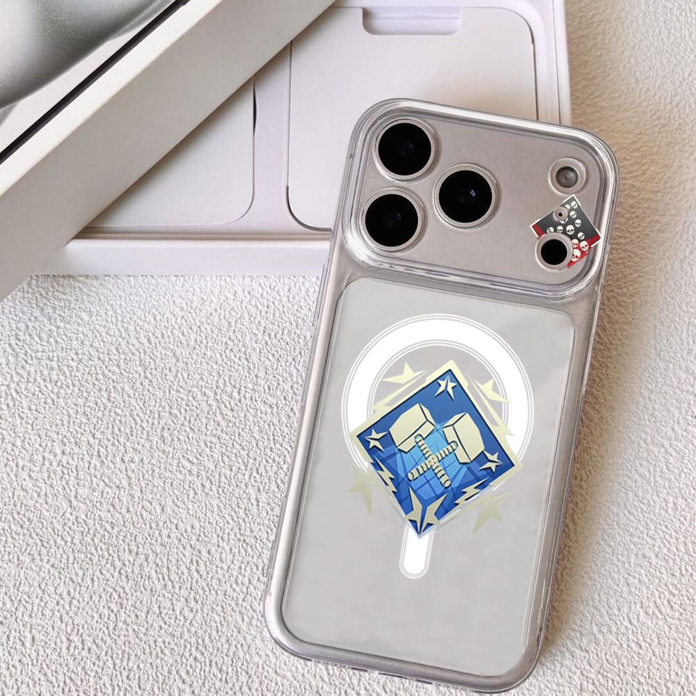 

Fashion Game Apex Phone Case For iPhone 17 16 15 14 13 12 Pro Max Plus With Magnetic Crystal Clear Case Wireless Charge iPhone17 Pro Max