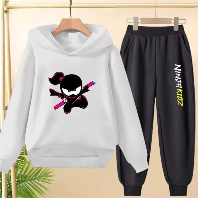 Kids Ninja Hoodie & Pants Set, 3-12 Years, Boys & Girls Casual Fashion