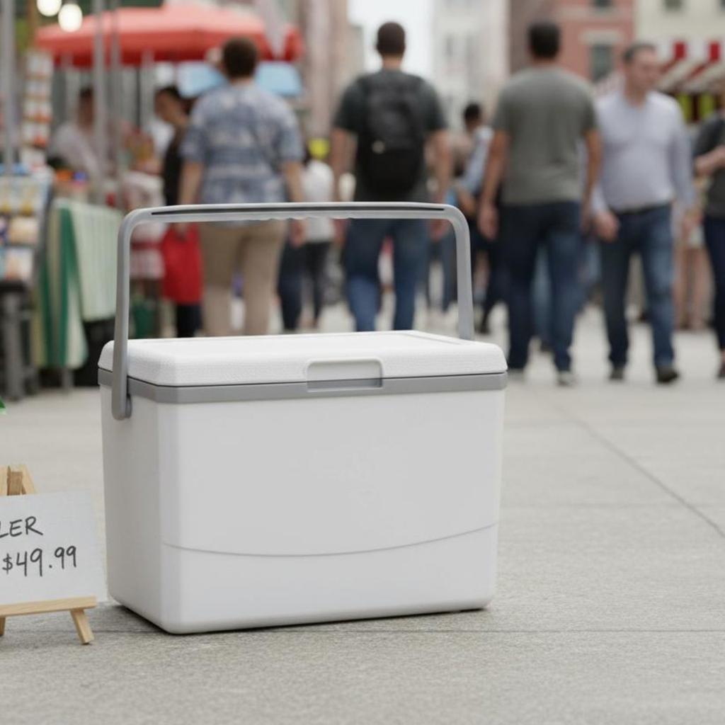 Tragbare Kühlbox 3 L Kleiner Eisbehälter Thermische Kühlbox Keine Elektrizität Kühlgerät Leicht zu reinigen Für Camping Outdoor