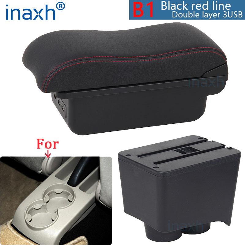 For Volkswagen Polo Armrest For VW Polo 9N 3 Car Armrest box Curved surface Interior parts Storage box car accessories 2002-2009