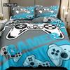 Gamepad Bedding Set Queen Size Duvet Cover Creative Black Bed Comforter Cover Set Polyester Quilt Cover Bedclothes 2/3Pcs