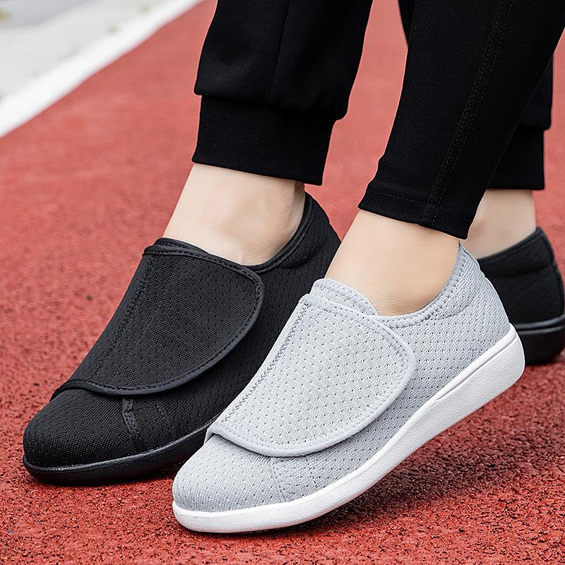 2025 Spring Summer Women's Breathable Velcro Mesh Loafers - Lightweight & Comfortable