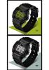 Sanda Square Multifunctional Waterproof Luminous Sports Watch for Men & Women - Fashionable Student Wristwatch