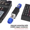Plastic Power Extension Adapter Female To Female Blue To White Safe For Beam Lights Preventing Short Circuits In Home Offices