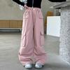 Girls' Overalls Spring and Autumn Children's Trendy Cool Wear Pants Girls Big Children's Autumn Straight Wide-leg Pants