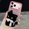 INS Couple Black White Cat Candy Color Phone Case For Xiaomi 14T 15T Pro Xiaomi 17 pro max Xiaomi Mi 11 Lite 5G Shockproof Funda