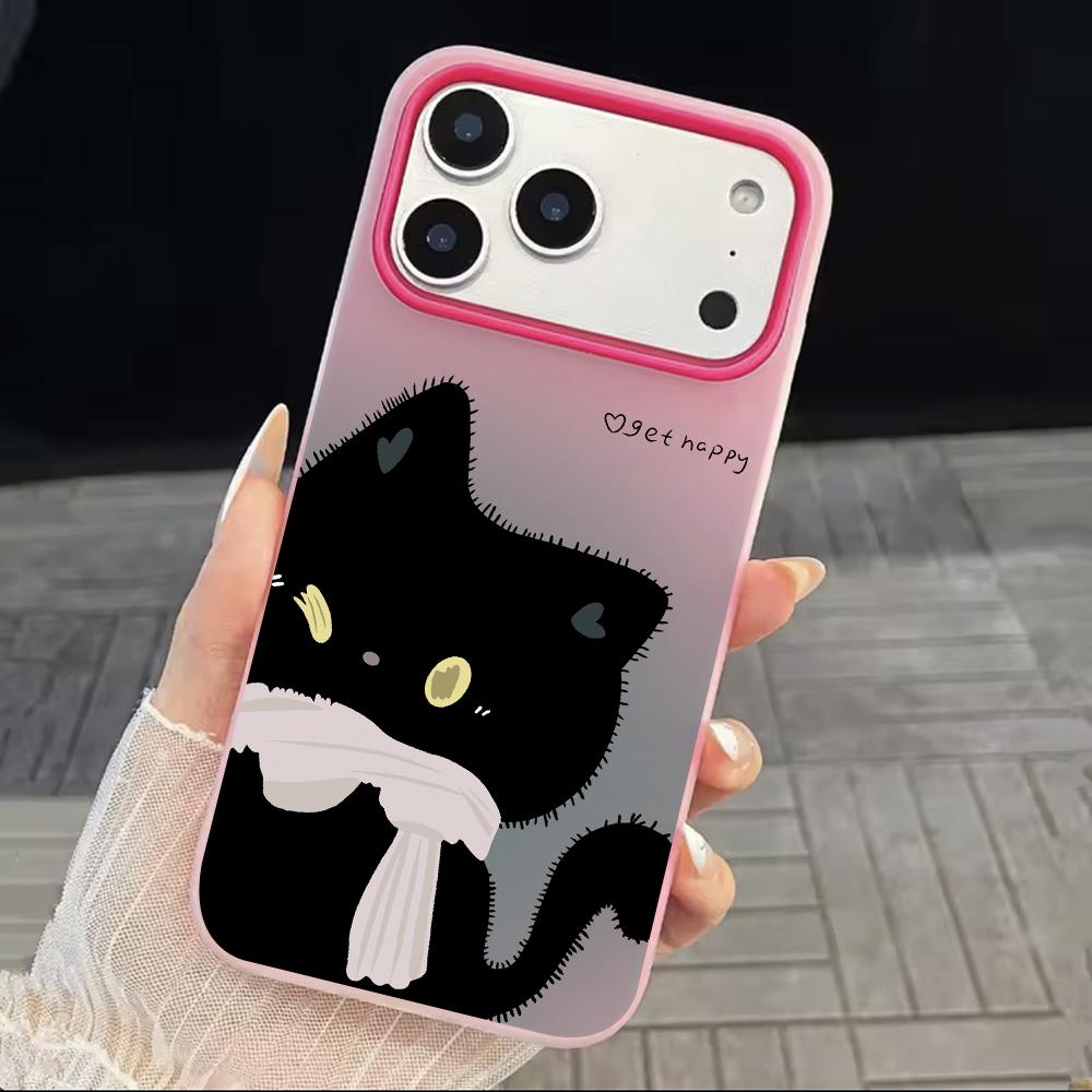 INS Couple Black White Cat Candy Color Phone Case For Xiaomi 14T 15T Pro Xiaomi 17 pro max Xiaomi Mi 11 Lite 5G Shockproof Funda