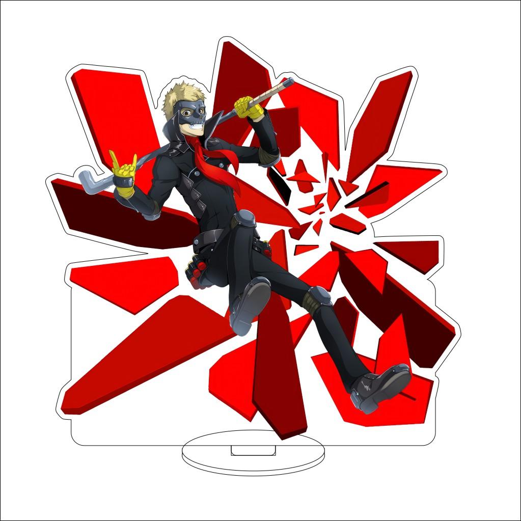 

16CM Anime Stand Ornaments Amamiya Ren/Morgana/Ryuji Sakamoto/Ann Takamaki/Yusuke Kitagawa Figure Stand Halloween Gifts 16CM