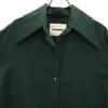 Jil Sander Vyrobeno v Itálii Košile s dlouhým rukávem 34 Tmavě zelená Dámská Použitá