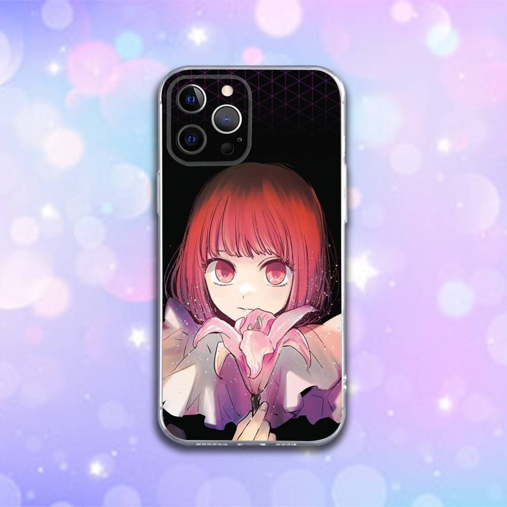 Oshi No Ko Kana Arima Phone Case For iPhone 16e,16,15,14,13,12,11 Plus,Pro,Max,XR,XS,X,Plus,SE,Mini Transparent Soft Cover