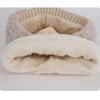 Knitted Mask Scarf All-In-One Hat Winter Velvet Thick Cap Women's Warm Ear Protection Cap